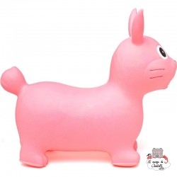 Hippy Skippy Lapin - rose - HSY-120023 - Hippy Skippy - Ballons sauteurs - Le Nuage de Charlotte