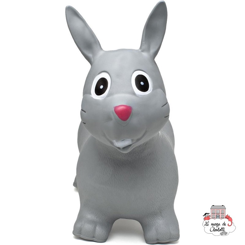 Hippy Skippy Lapin - gris - HSY-120024 - Hippy Skippy - Ballons sauteurs - Le Nuage de Charlotte