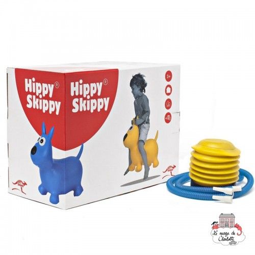 Hippy Skippy Vache - bleue - HSY-120011 - Hippy Skippy - Ballons sauteurs - Le Nuage de Charlotte