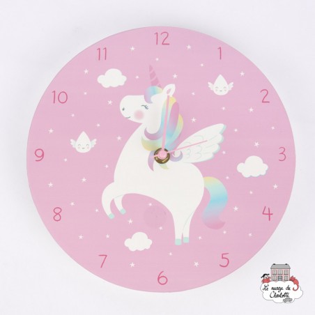 Rainbow Unicorn Wall Clock - S&B-JANE231 - Sass & Belle - Clocks & Alarm Clocks - Le Nuage de Charlotte