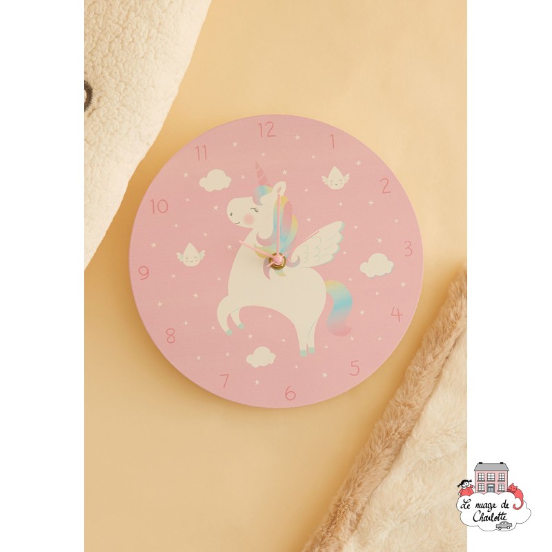 Rainbow Unicorn Wall Clock - S&B-JANE231 - Sass & Belle - Clocks & Alarm Clocks - Le Nuage de Charlotte