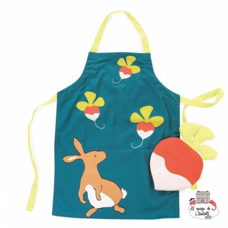 Apron and Glove Radish - EGT-170971 - Egmont Toys - Aprons - Le Nuage de Charlotte