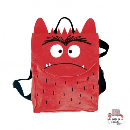 The Colour Monster - Red backpack - TCM-MR19W105 - The Colour Monster - Backpacks - Le Nuage de Charlotte