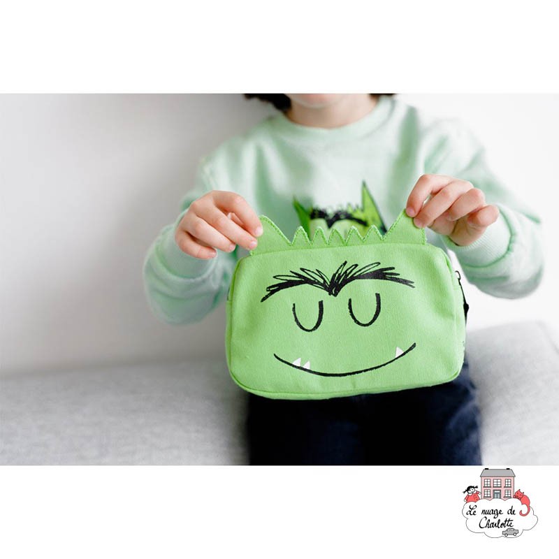 Trousse Le Monstre des Couleurs - Vert - TCM-EG19W501 - The Colour Monster - Trousses à Crayons - Le Nuage de Charlotte