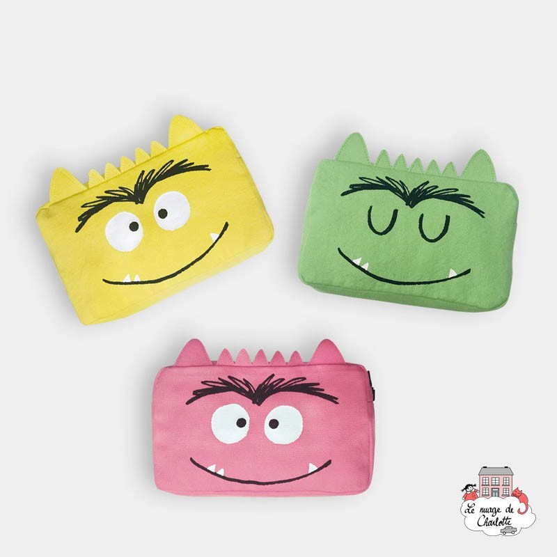 The Colour Monster - Yellow Pencil Case - TCM-EY19W503 - The Colour Monster - Pencil Cases - Le Nuage de Charlotte