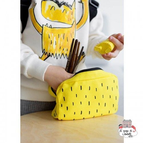 The Colour Monster - Yellow Pencil Case - TCM-EY19W503 - The Colour Monster - Pencil Cases - Le Nuage de Charlotte