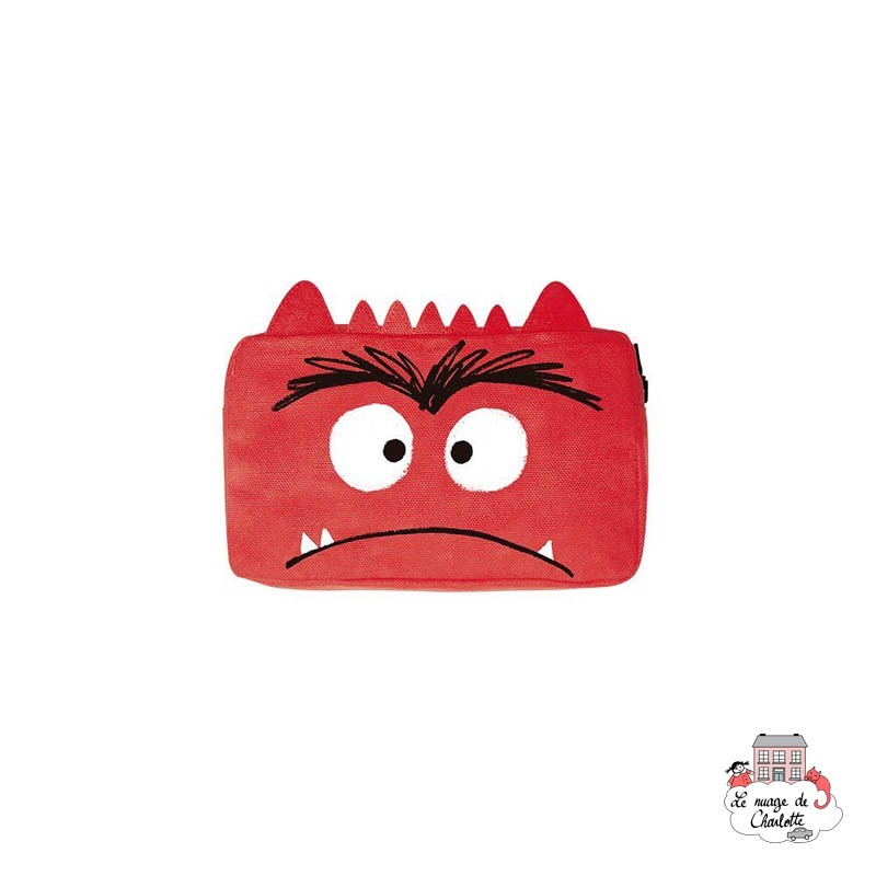 The Colour Monster - Red Pencil Case - TCM-ER19W505 - The Colour Monster - Pencil Cases - Le Nuage de Charlotte