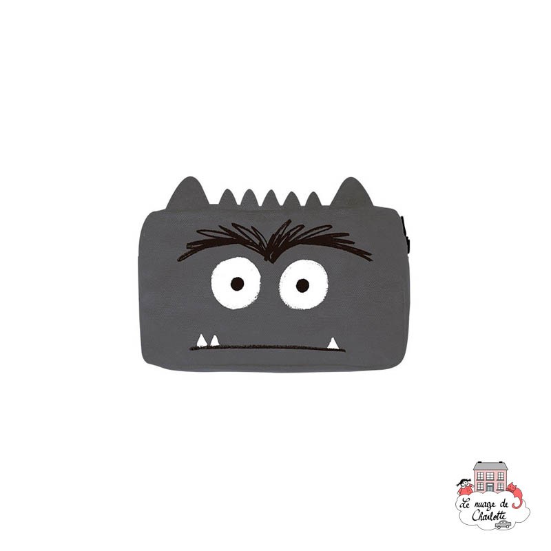 The Colour Monster - Grey Pencil Case - TCM-EF19W506 - The Colour Monster - Pencil Cases - Le Nuage de Charlotte