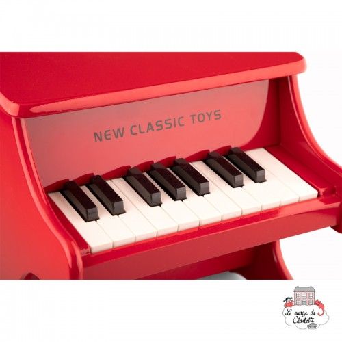 Piano red -18 keys - NCT-10155 - New Classic Toys - Music - Le Nuage de Charlotte