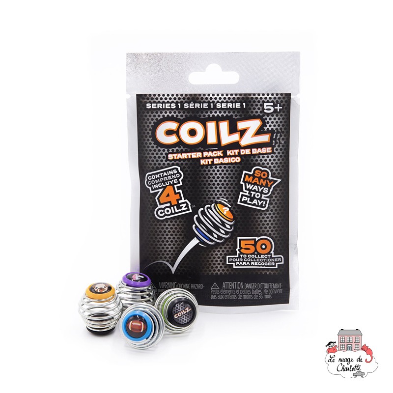 Coilz Starter Pack - Pack aléatoire de 4 pièces - RPL-890400104 - Relevant Play - Autres Jeux d'Adresse - Le Nuage de Charlotte