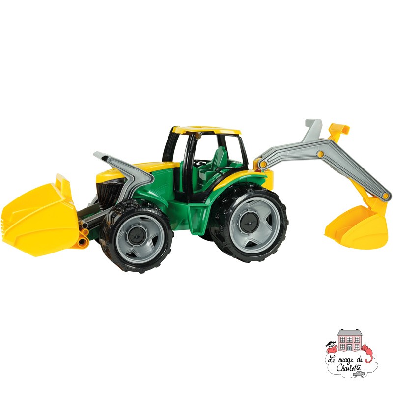 GIGA Trucks Tractor / Loader + Excavator - LEN-02080 - Lena - Cars, Trucks, etc. - Le Nuage de Charlotte