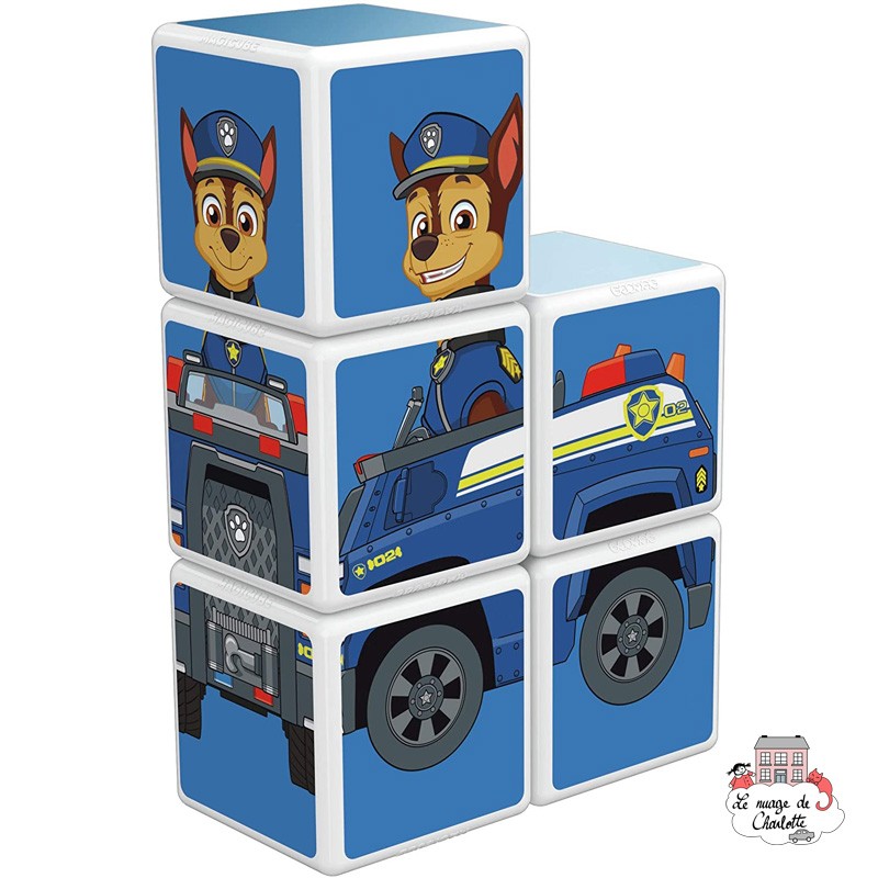 Geomag MagiCube Paw Patrol Chase Police Truck - GEO-079 - Geomag - Magnetic elements - Le Nuage de Charlotte