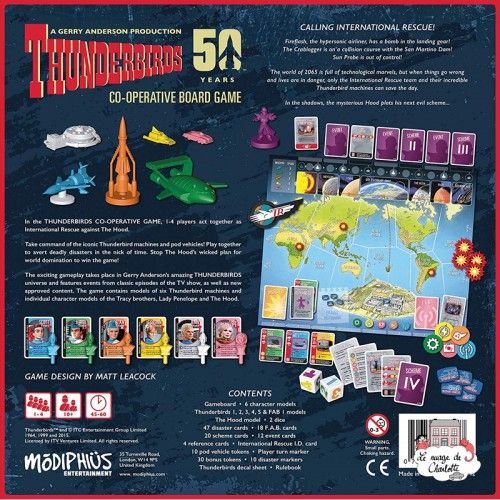 Thunderbirds - ASY-ASYCOO010 - Asyncron Games - Jeux de société - Le Nuage de Charlotte