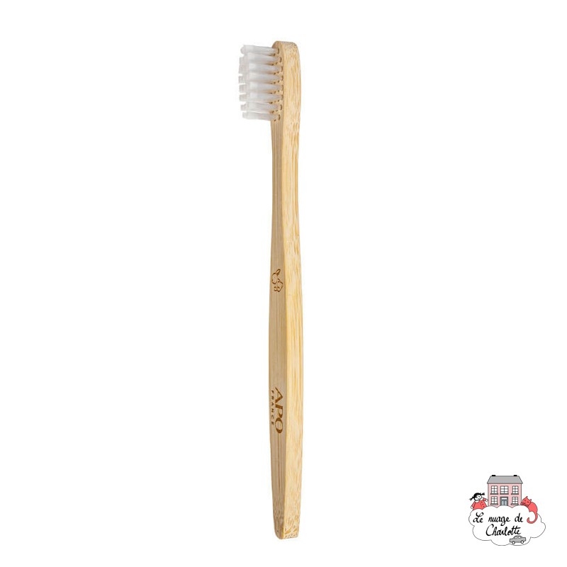 Brosse à dents en Bambou - Enfant - APO-BAD_BAMB_EES - APO - Zéro déchet - Le Nuage de Charlotte