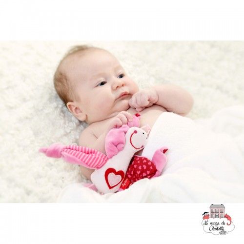 Pink Butterfly Rattle - SIG-49897 - sigikid - Rattles - Le Nuage de Charlotte