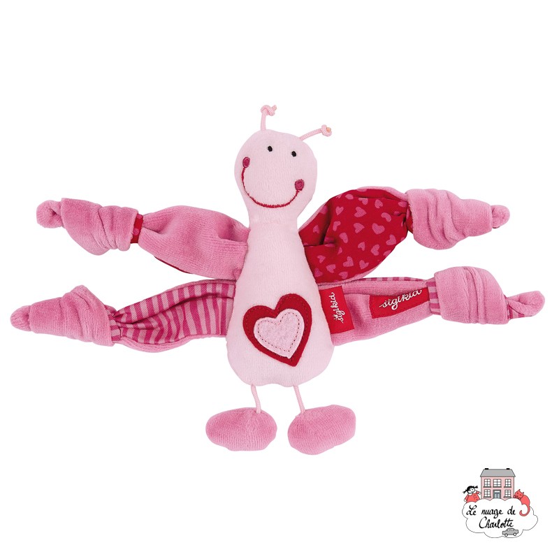 Pink Butterfly Rattle - SIG-49897 - sigikid - Rattles - Le Nuage de Charlotte