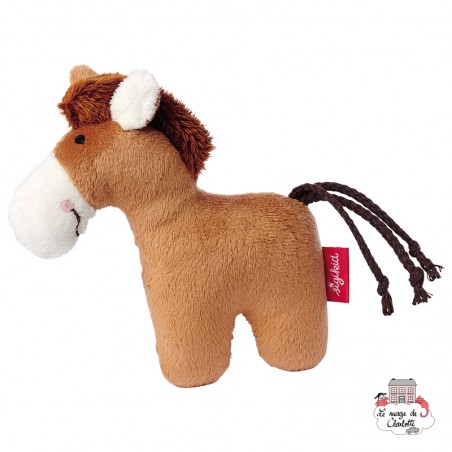 Red Stars Horse Rattle - SIG-41174 - sigikid - Rattles - Le Nuage de Charlotte