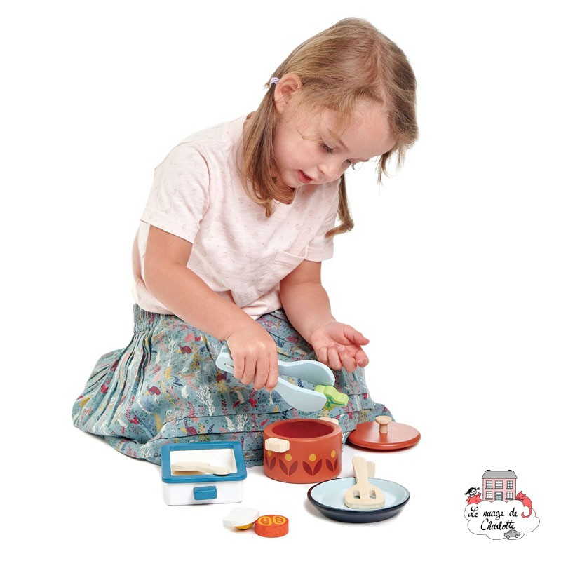 Pots and Pans - TLT-8241 - Tender Leaf Toys - Kitchens and stores - Le Nuage de Charlotte