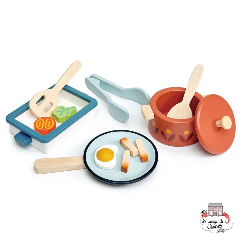 Casseroles et Poêles - TLT-8241 - Tender Leaf Toys - Cuisines et magasins - Le Nuage de Charlotte