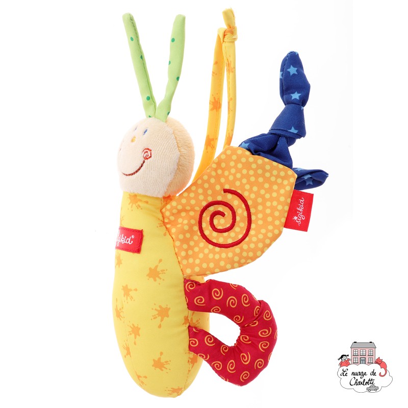 Yellow Butterfly Rattle - SIG-49289 - sigikid - Rattles - Le Nuage de Charlotte