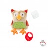 Musical Owl Red Stars - SIG-40780 - sigikid - Musical comforter - Le Nuage de Charlotte