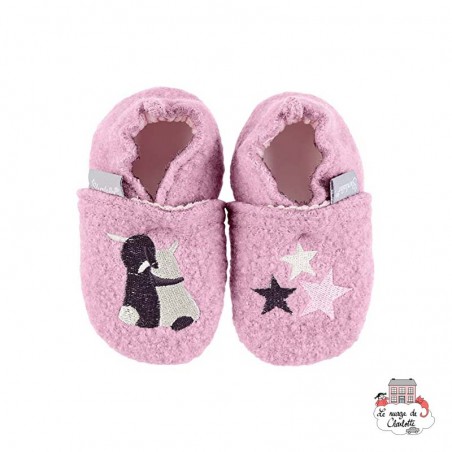 Pantoufles Sterntaler - Enfants 0-24 - STE-5301753-723 - Sterntaler - Chaussons, Chaussettes et Collants - Le Nuage de Charlotte