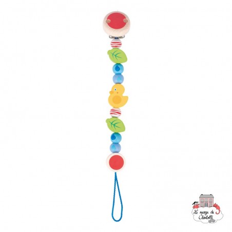 Soother chain Duck - HEI-736250 - Heimess - Soother Chain - Le Nuage de Charlotte