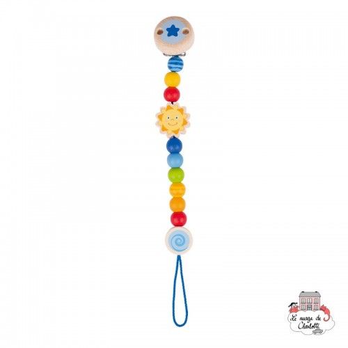 Soother chain Sun - HEI-736340 - Heimess - Soother Chain - Le Nuage de Charlotte