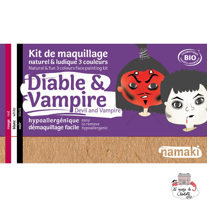 Devil & Vampire 3-color makeup kit - NAM-NA110007 - Namaki - Make Up - Le Nuage de Charlotte