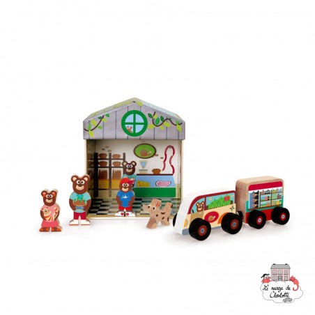 Boîte à Jouets - Épicerie 2 en 1 - SCR-6181103 - Scratch - Garages et accessoires - Le Nuage de Charlotte