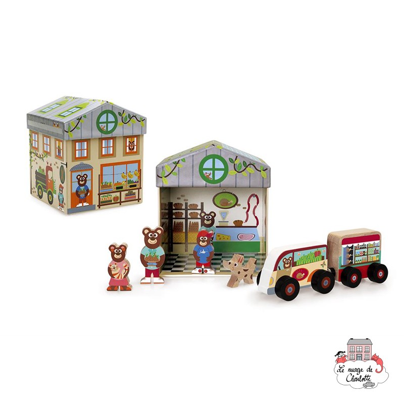 Toy Box - Grocery 2 in 1 - SCR-6181103 - Scratch - Garages and accessories - Le Nuage de Charlotte