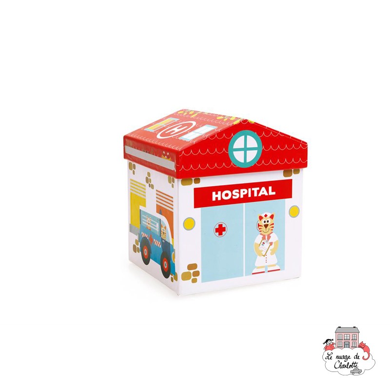 Toy Box - Hospital 2 in 1 - SCR-6181104 - Scratch - Garages and accessories - Le Nuage de Charlotte