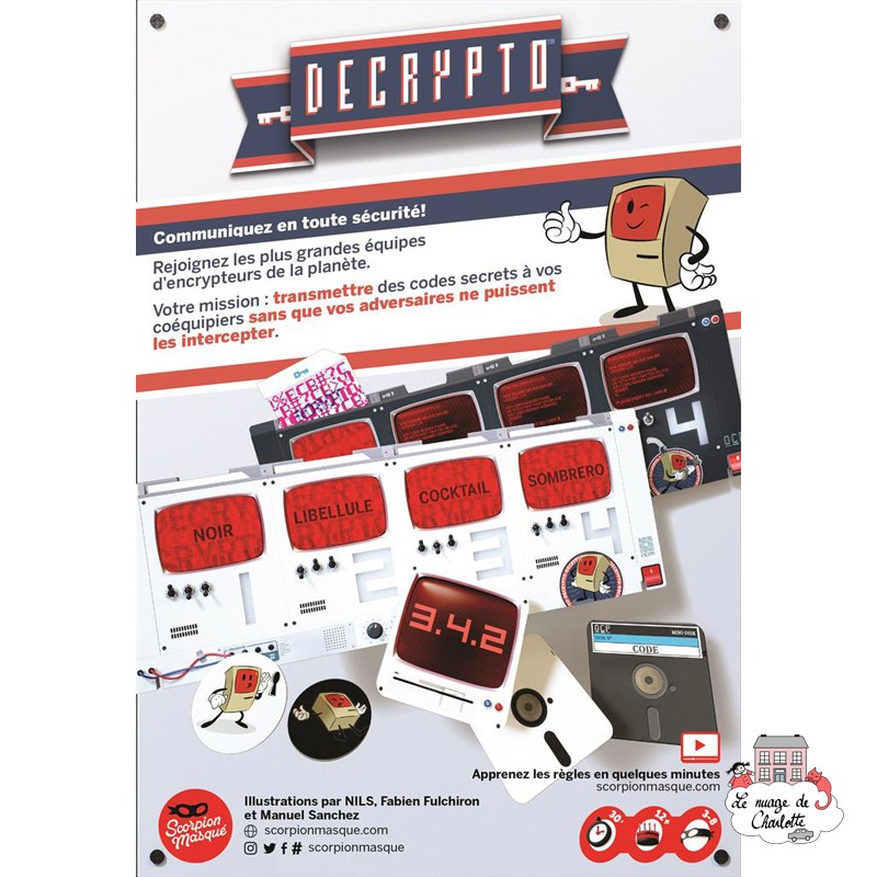 Decrypto - SCM-SCO00021 - Scorpion Masqué - Board Games - Le Nuage de Charlotte