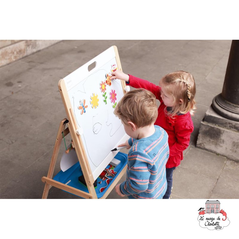 Black & White Bilateral Table - SCR-6181083 - Scratch - Drawing boards and slates - Le Nuage de Charlotte