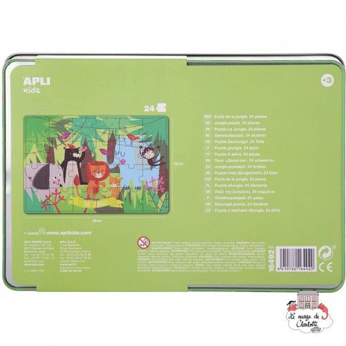 Puzzle Jungle - APL-16492 - APLI - Pour les petits - Le Nuage de Charlotte