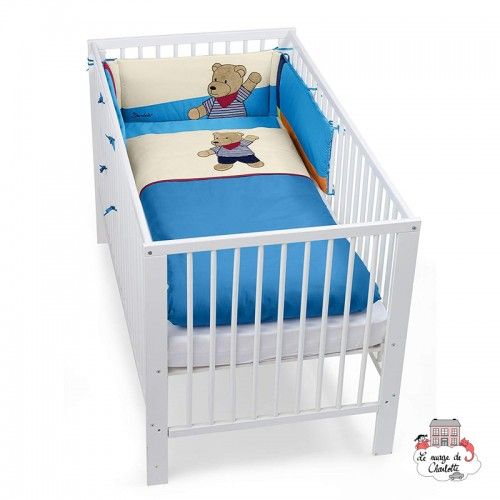 Tour de Lit et Housse de Couette Ben l'Ourson - STE-9241506 - Sterntaler - Linge de lit - Le Nuage de Charlotte