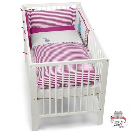 Tour de Lit et Housse de Couette Emilie la Chouette - STE-9241621 - Sterntaler - Linge de lit - Le Nuage de Charlotte