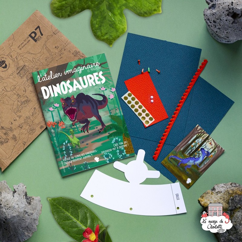 KIT: Dinosaures - LAI-DINOSAURES - L'atelier Imaginaire - Creative boxes - Le Nuage de Charlotte