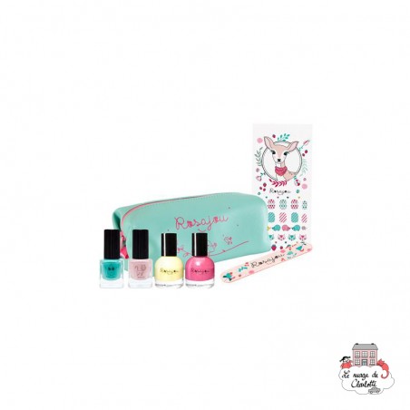 Green cosmetic panoplie - ROS-PH20E - Rosajou - Makeup and cosmetics for children - Le Nuage de Charlotte