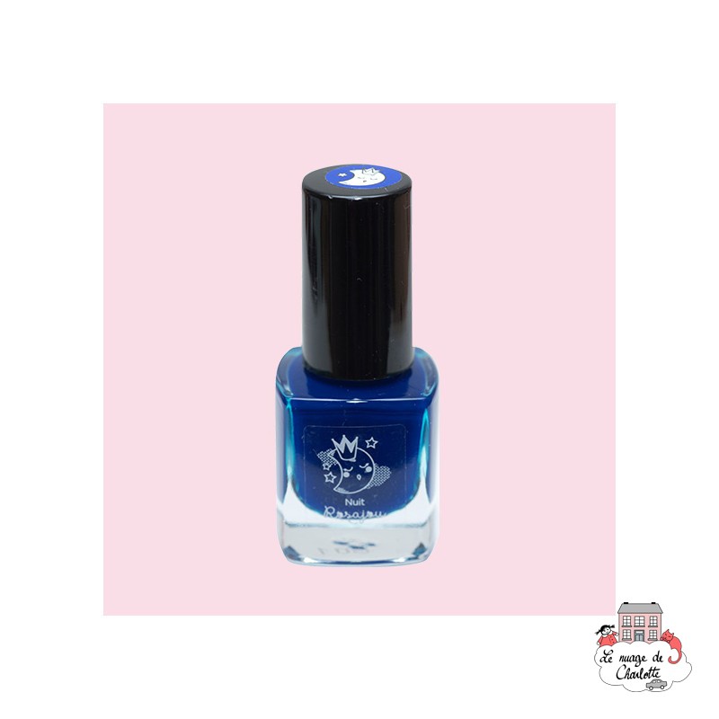 Polish "Nuit" dark blue - ROS-VAO11 - Rosajou - Maquillage et cosmétique fantaisie pour enfants - Le Nuage de Charlotte