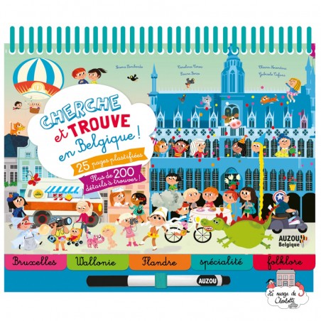 Cherche et trouve en Belgique ! - AUZ-AU06756 - Editions Auzou - Activity Books - Le Nuage de Charlotte