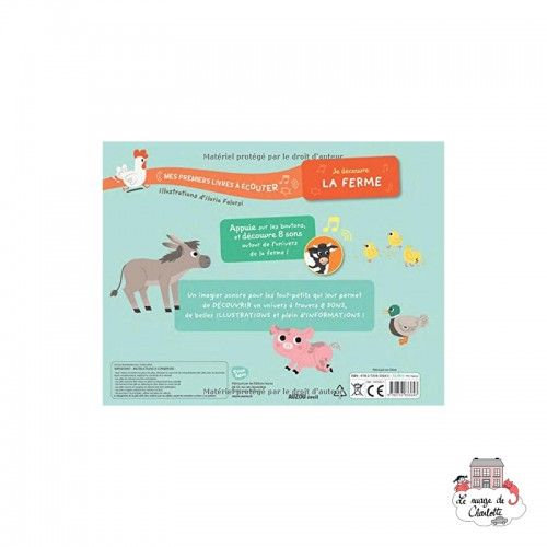 Je découvre la ferme - AUZ-9782733833643 - Editions Auzou - Preschool - Le Nuage de Charlotte