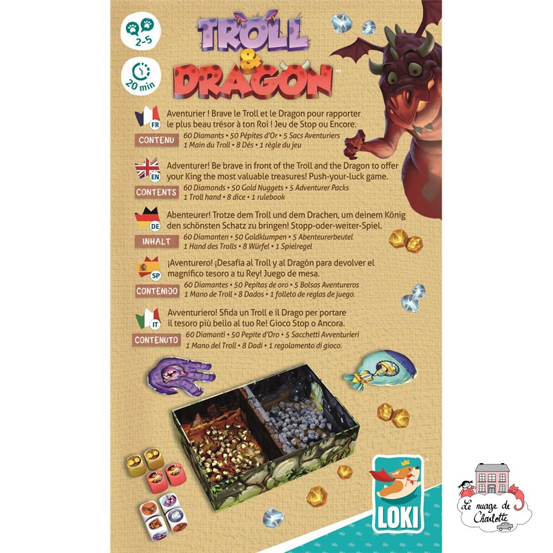 Troll & Dragon - LOK-51475 - Loki - Jeux de société - Le Nuage de Charlotte