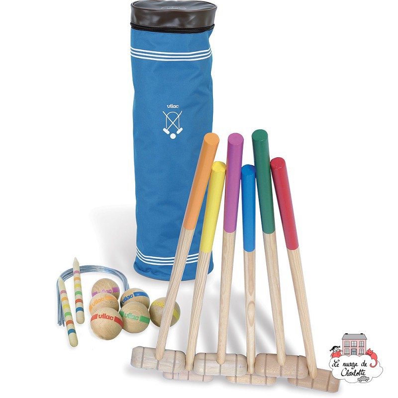 Croquet Game in Golf Bag - VIL-4093B - Vilac - Outdoor Play - Le Nuage de Charlotte