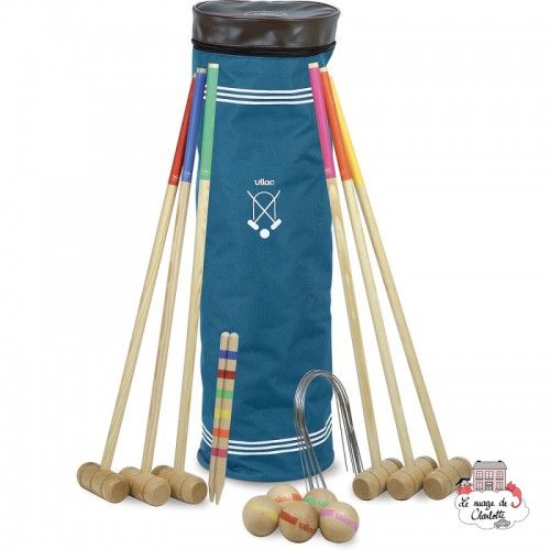 Jeu de croquet en sac de golf - VIL-4093B - Vilac - Jeux d'éxtérieur - Le Nuage de Charlotte