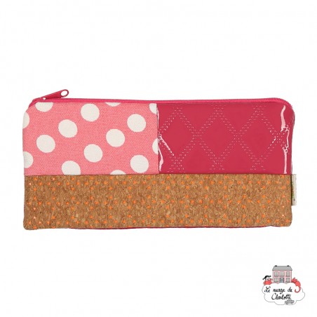 Porte-monnaie long ou trousse à crayons - Rose - NEB-NBNK030 - By Nébuline - Tirelires et portefeuilles - Le Nuage de Charlotte