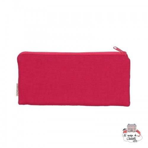 Porte-monnaie long ou trousse à crayons - Rose - NEB-NBNK030 - By Nébuline - Tirelires et portefeuilles - Le Nuage de Charlotte