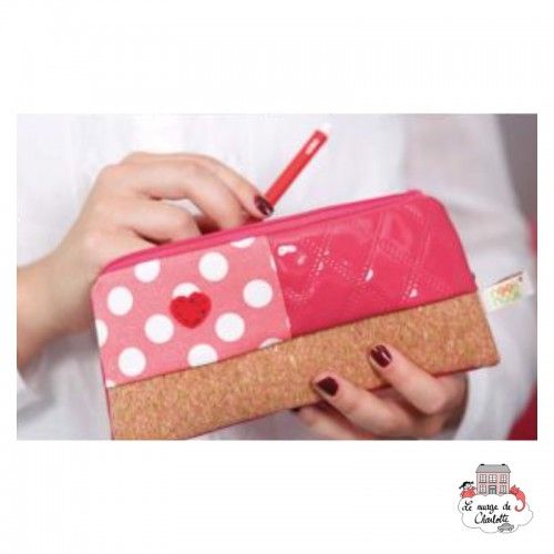 wallet or pencil case - Pink - NEB-NBNK030 - By Nébuline - Money Box and wallet - Le Nuage de Charlotte