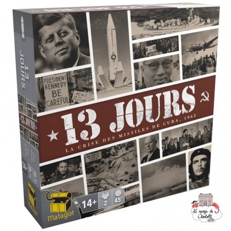 13 Jours - La Crise à Cuba - MAT-114082 - Matagot - Board Games - Le Nuage de Charlotte