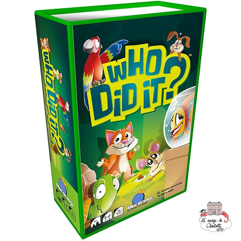 Who Did It? - BOR-00660 - Blue Orange - Board Games - Le Nuage de Charlotte